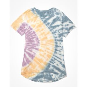 NWT American Eagle Oversized Soft and Sexy Tie Dye Shirt Large L